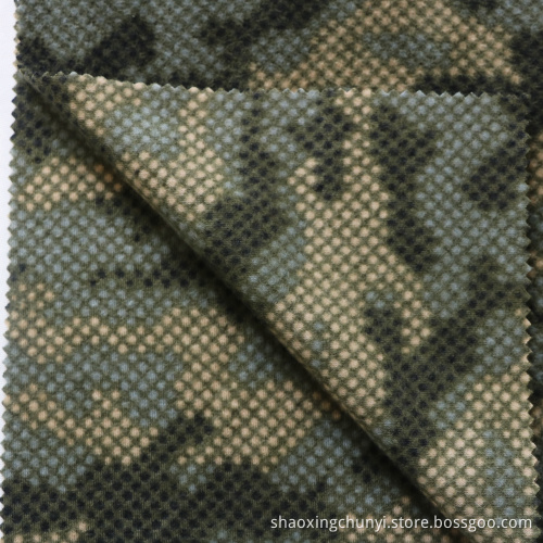 Senaste design 100poly störande mönster Högkvalitativ rimlig pris tryckt polär fleece för plaggdräkter
